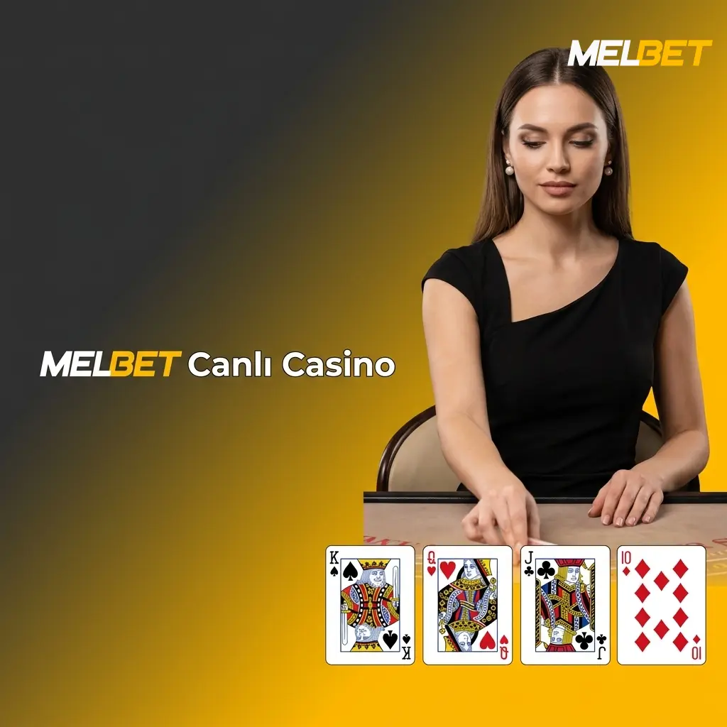 Melbet canlı casino ekranında gerçek krupiyelerle blackjack, rulet ve bakara masaları