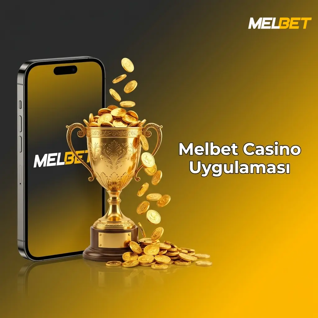 Melbet casino uygulaması ekranı, slot oyunları ve canlı casino seçenekleriyle mobil arayüz görseli