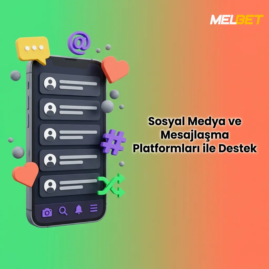 Melbet sosyal medya ve Telegram destek kanalları ile iletişim seçenekleri