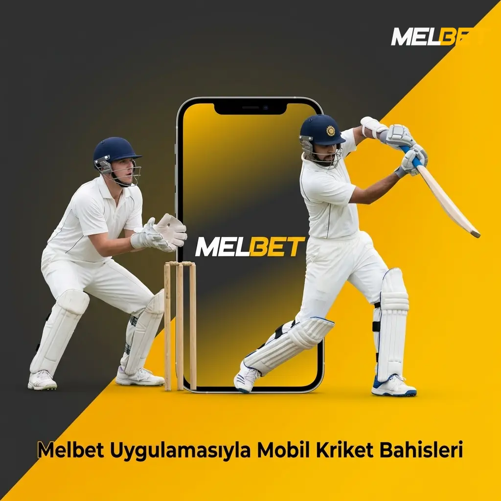 Melbet mobil uygulamasıyla Android ve iOS'ta kriket bahisleri yapın, canlı oranları takip edin
