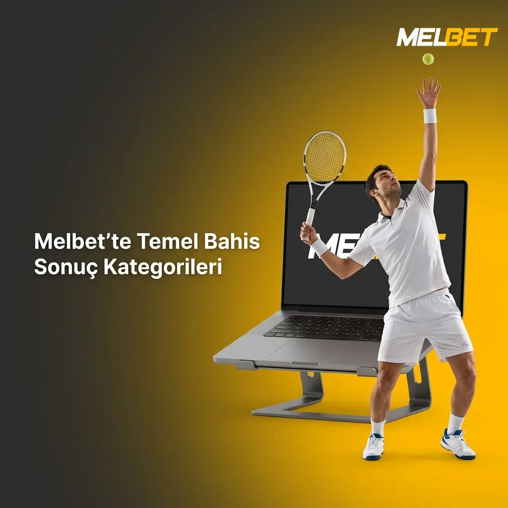 Melbet bahis kategorileri: 1X2, çifte şans, toplam gol, handikap ve karşılıklı gol seçeneklerini gösteren infografik