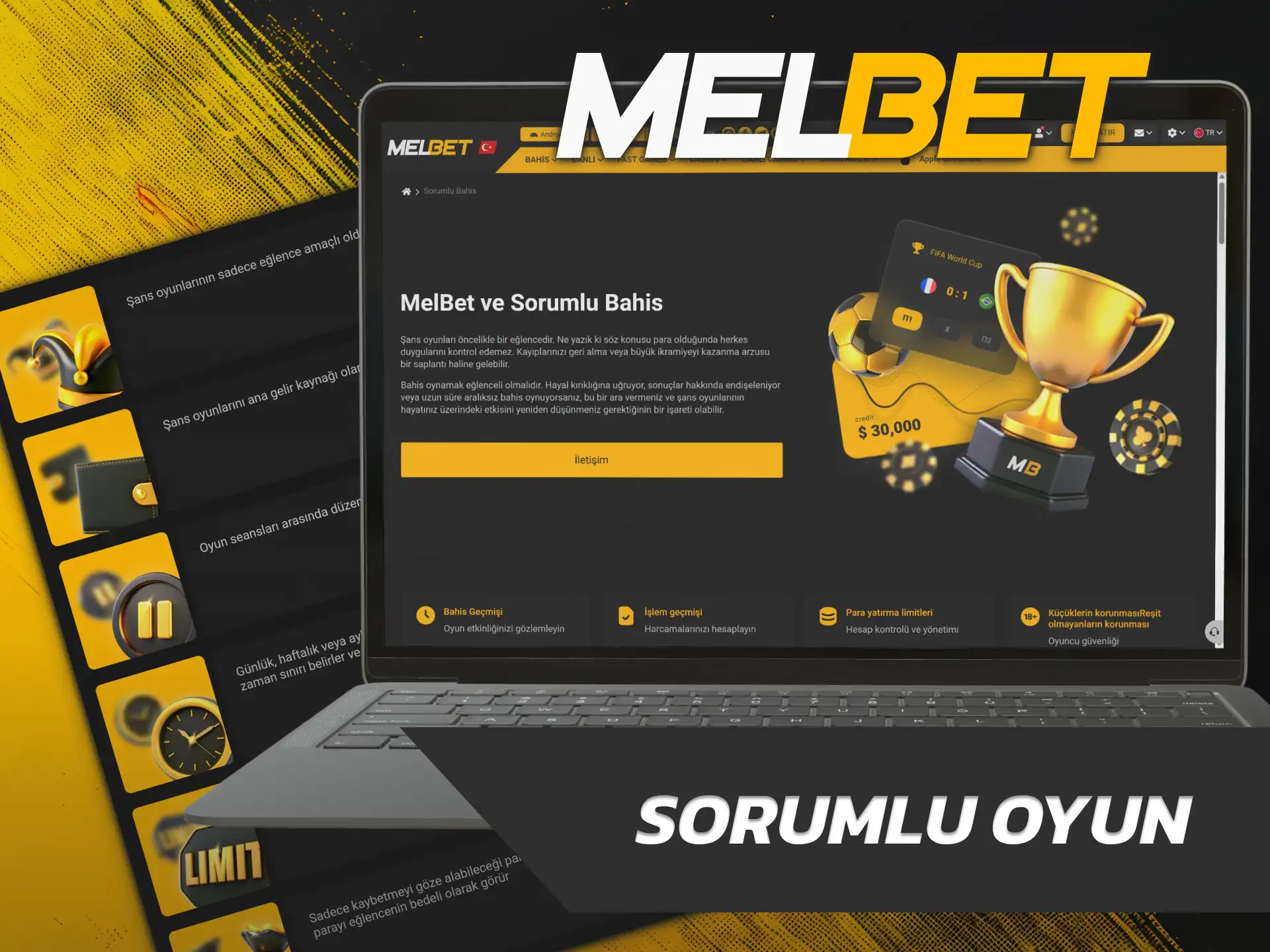 Bütçe sınırlarınızı belirlemek üzere Melbet ana sayfa güvenlik alanını kullanın.