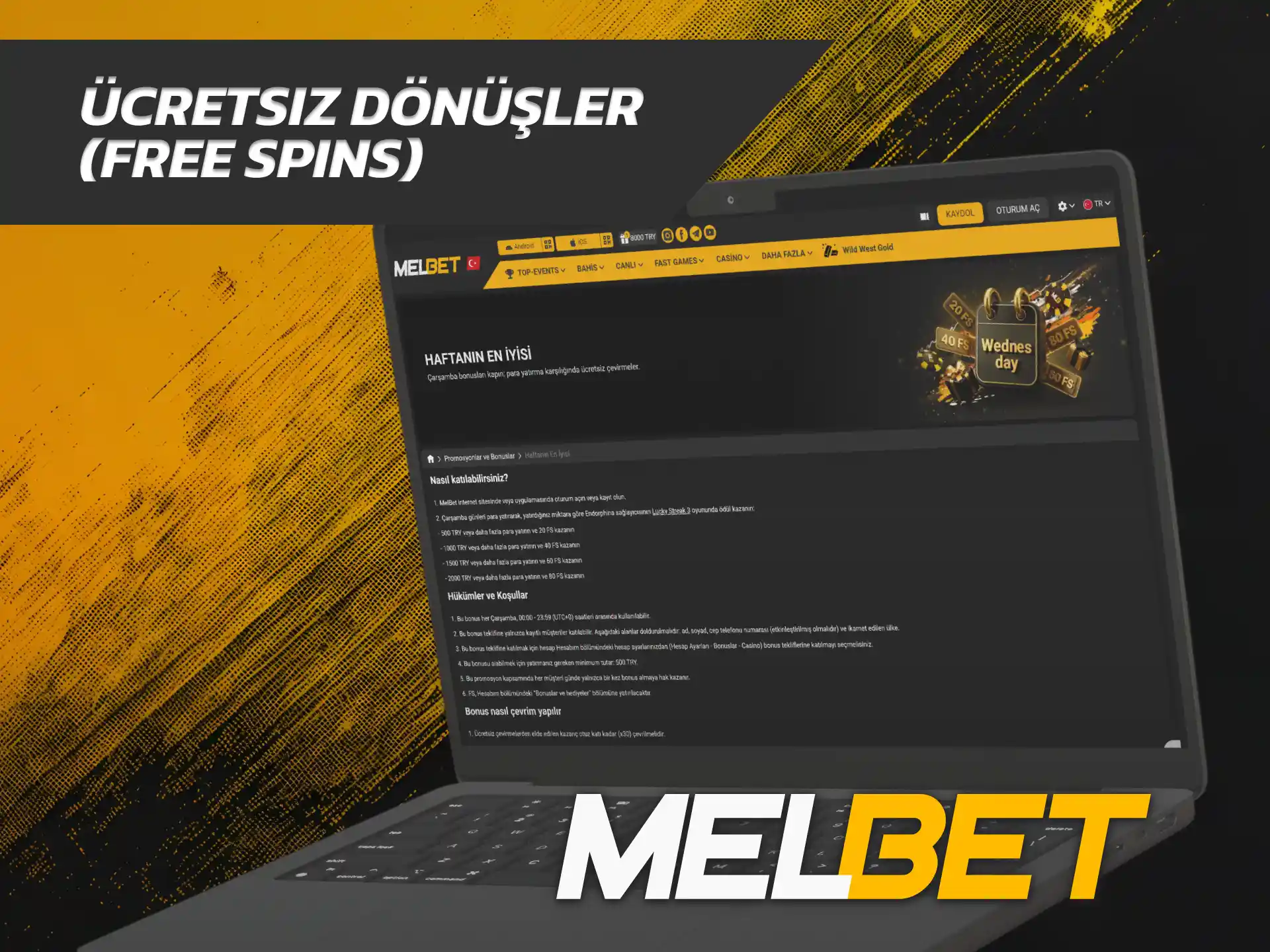 Slot makaralarında bedava dönüş yapmak için Melbet Casino Bonuslar paketlerini aktifleştirin.