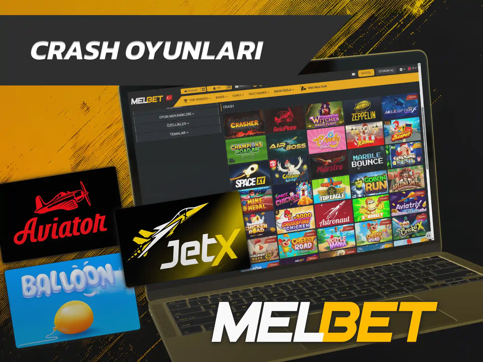 Çarpanlar yükselirken bahsinizi hızlıca bozdurmak için Melbet Casino Crash Oyunları deneyin.