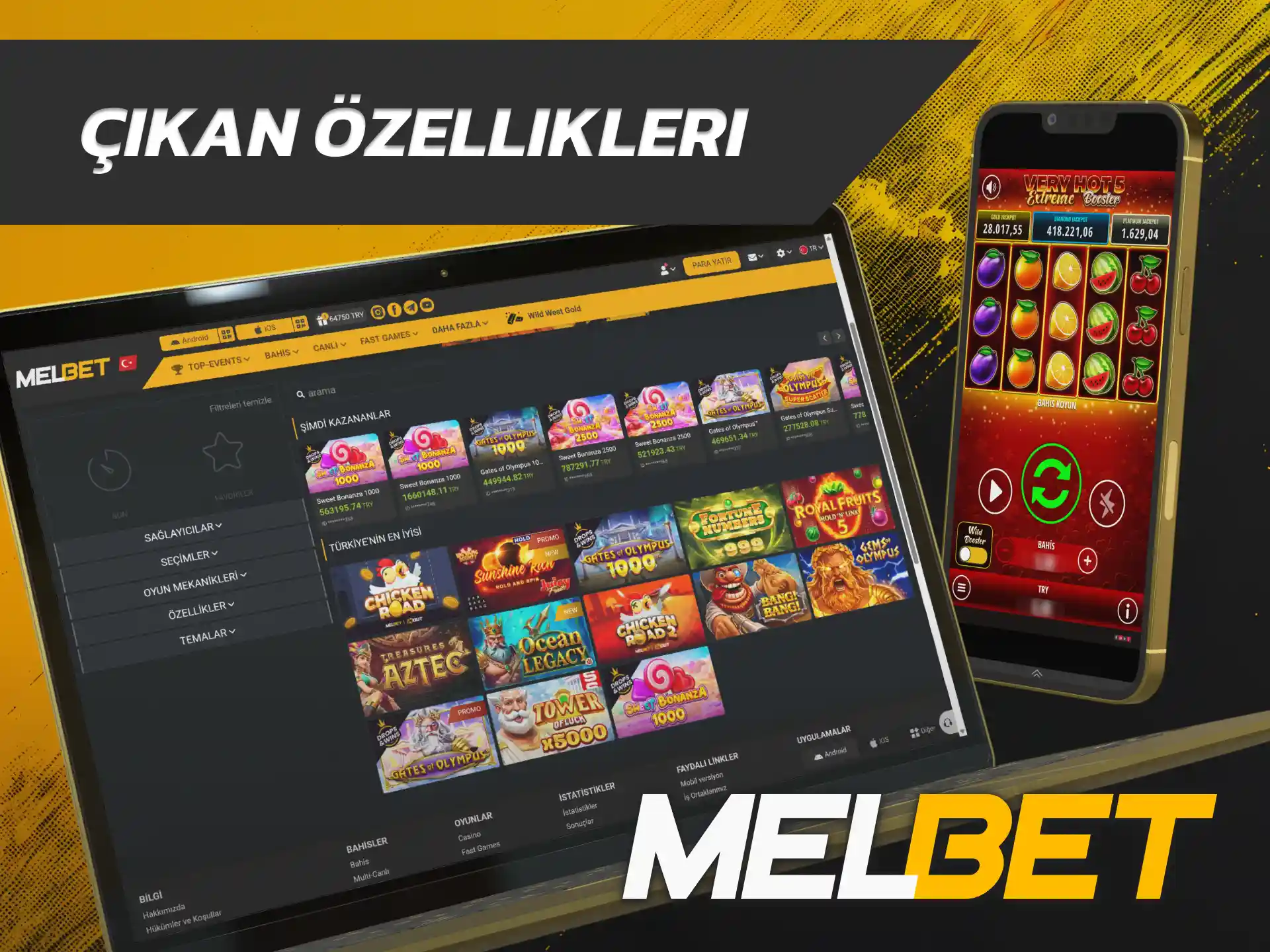 Platform ayrıcalıklarını ve gelişmiş altyapıyı keşfetmek için Melbet Casino sayfasını inceleyin.