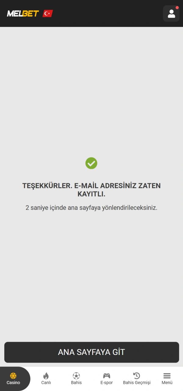 Hesabınızı doğrulayarak Melbet e-spor bahisi işlemlerinizi güvenle tamamlayın.