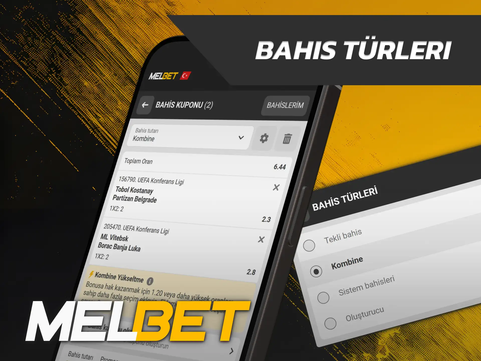 Farklı kupon tiplerini seçmek için Melbet iOS pazarlarını inceleyin.