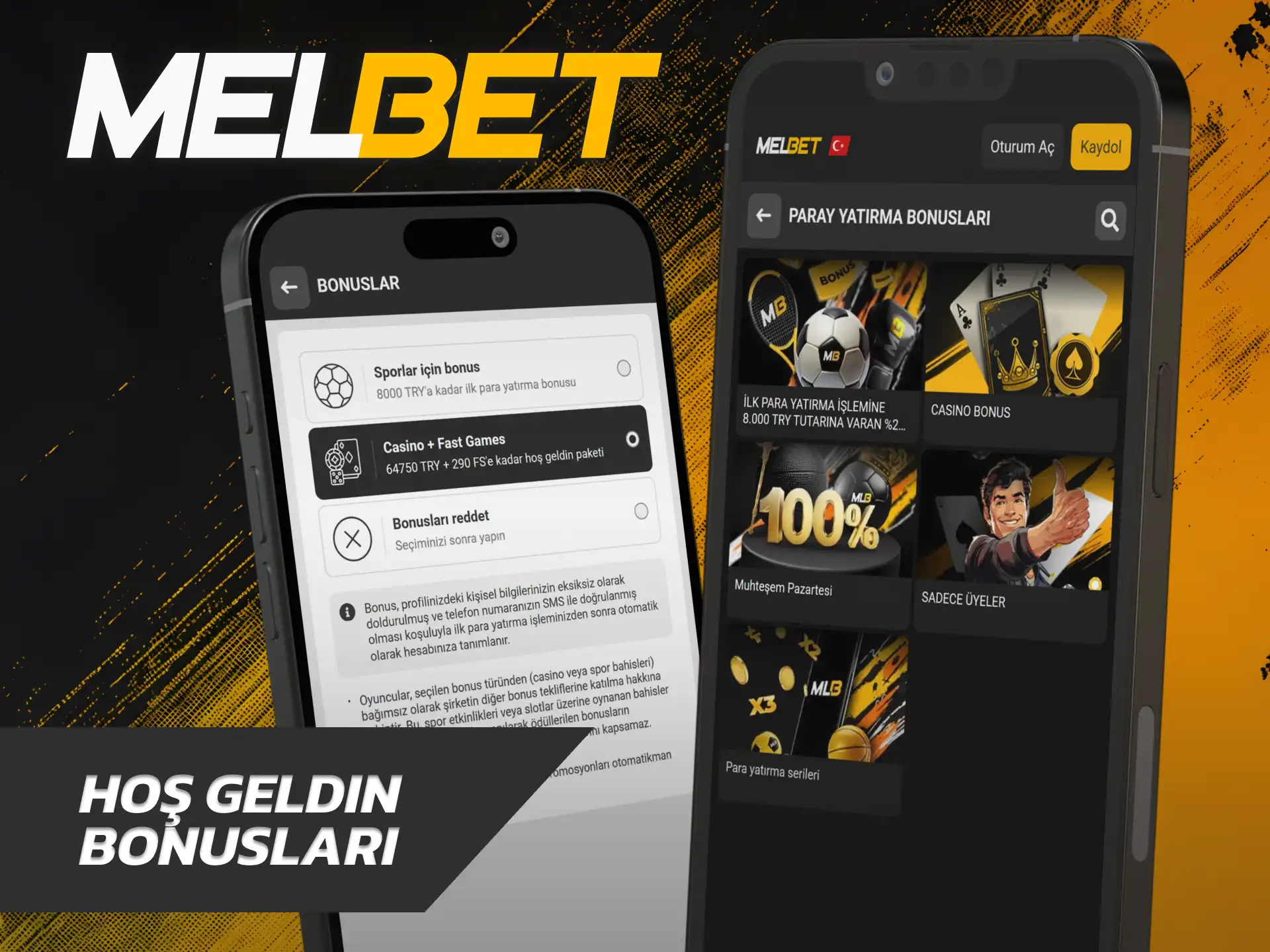 Karşılama paketini aktif etmek için Melbet iOS uygulamasını açın.