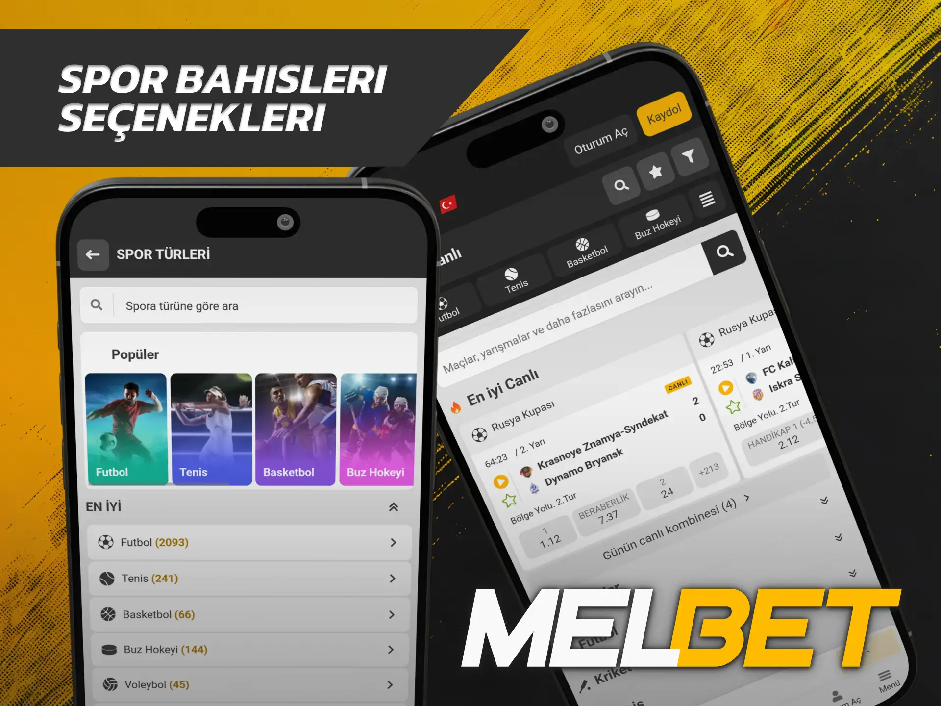 Yüksek oranlı maçlara kupon yapmak için Melbet iOS bültenini kullanın.