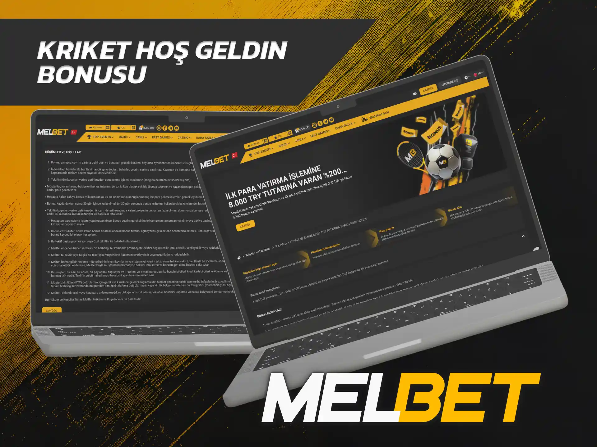 Ekstra maç bakiyesi elde etmek için Melbet Kriket hoş geldin paketini alın.