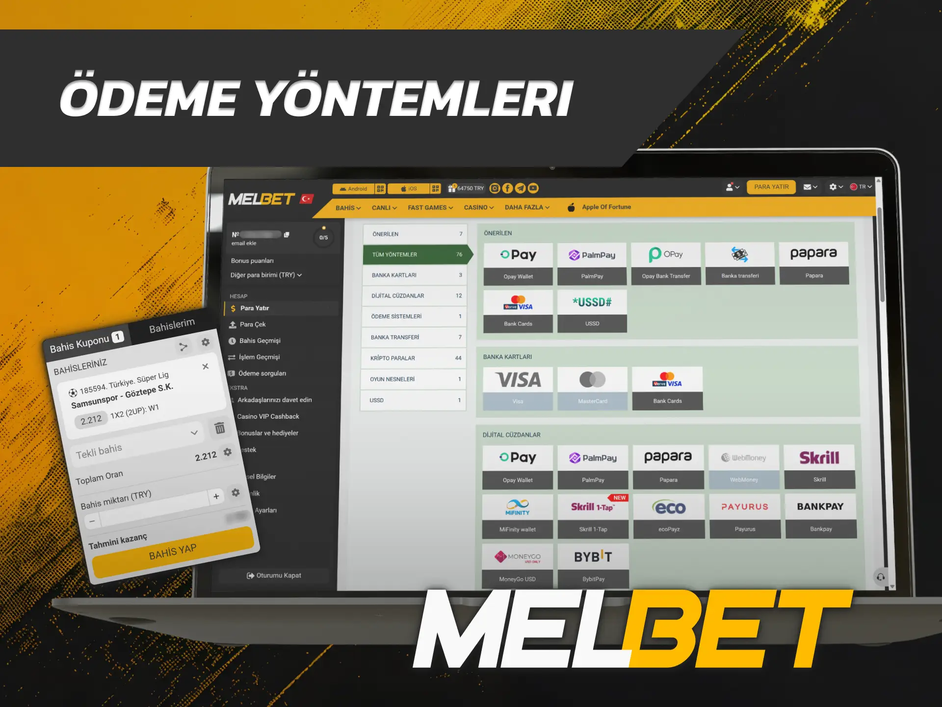 Bakiyenizi güvenle yüklemek üzere Melbet Spor ödeme kanallarını inceleyin.
