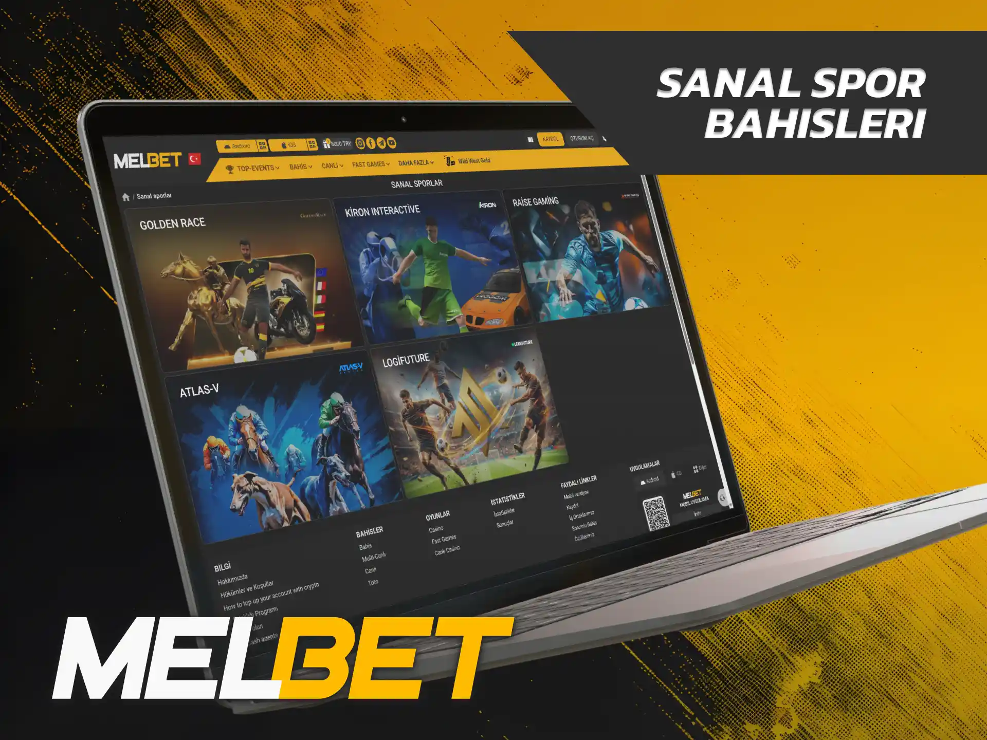 Bilgisayar simülasyonu maç sonuçlarını tahmin etmek için Melbet Spor alanını seçin.